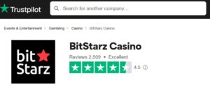BitStarz Review on TrustPilot